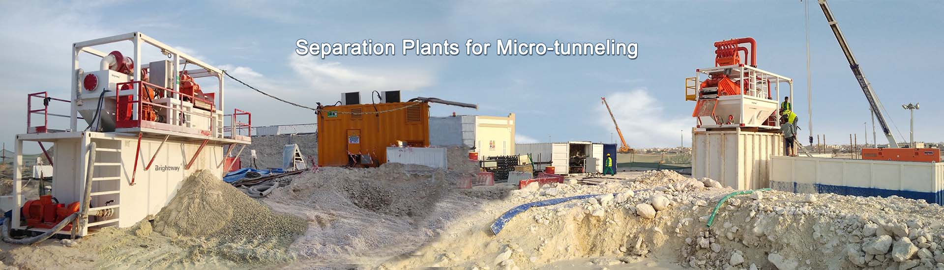 Separation Plants for Micro-tunneling