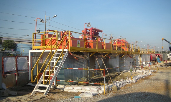 Thailand 1000 GPM Mud Recycling System for HDD rig