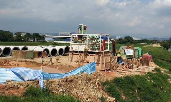 Slurry Separation Plant for Pipe jacking Site