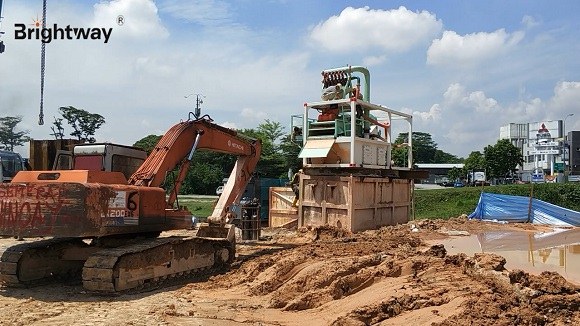 Malaysia 250 m3/h Separation Plant for Pipe-jacking Machine
