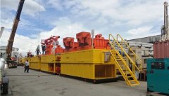 Assembling of 600GPM Mud Recycling System in Thailand