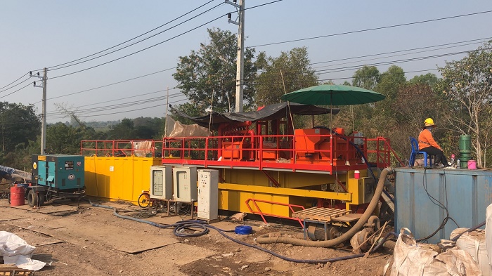 107t HDD Rig Mud Recycling System for India Customer