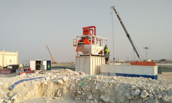 150m³/h Separation Plant on site