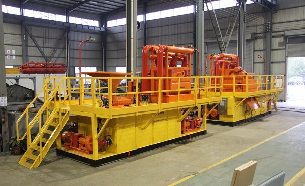 250GPM Mud Recycling System for HDD rig in the workshop